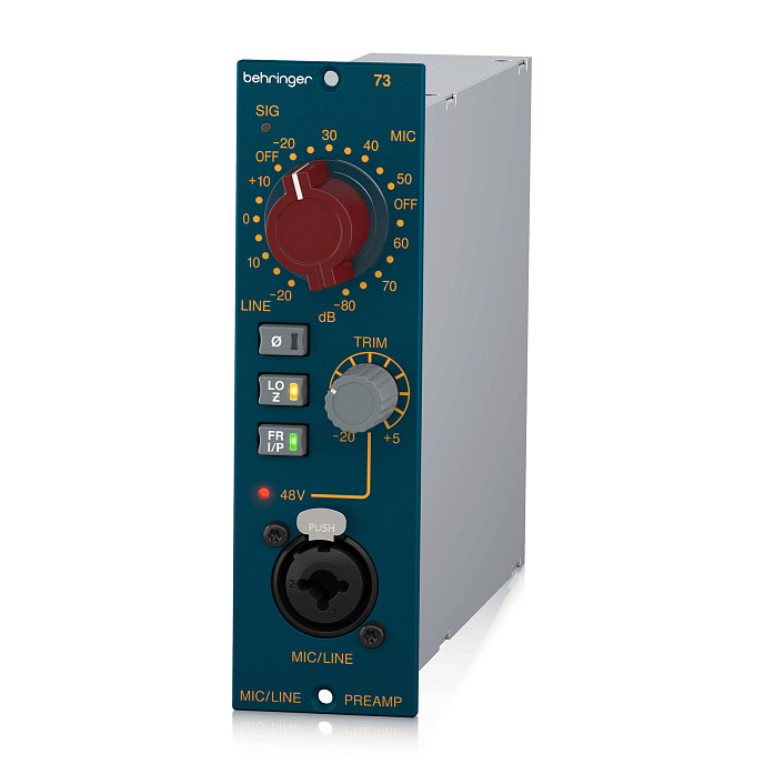 Микрофонный предусилитель Behringer 73 Blue - рис.2