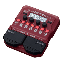 Процессор эффектов Zoom B1 Four Red
