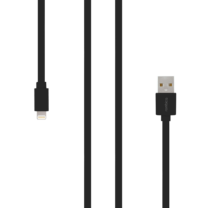 Кабель Rombica Digital MR-01 Lightning Black - рис.0