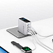 Сетевое зарядное устройство Anker Charger 140W 3xUSB-C/1xUSB-A LCD with USB Cable Silver - рис.9