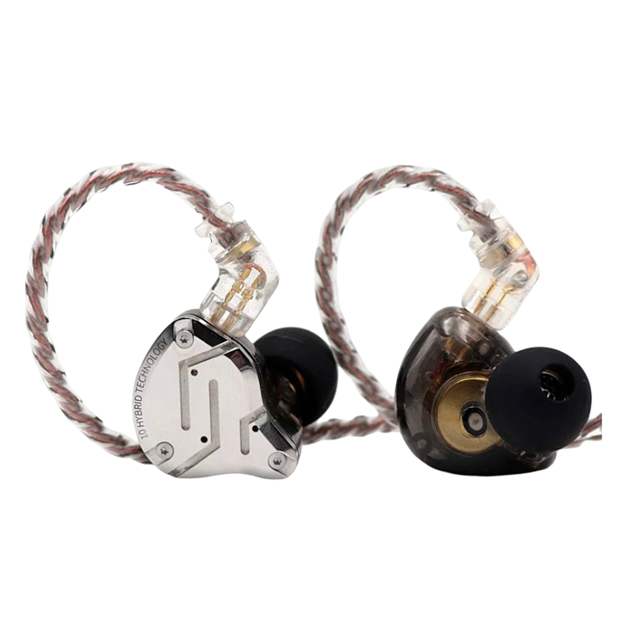 Наушники внутриканальные KZ ZS10 Pro with Mic Black - рис.1