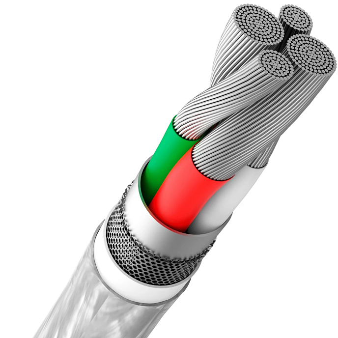 Кабель Lyambda LCLm25 USB Type-C/Lightning White - рис.4