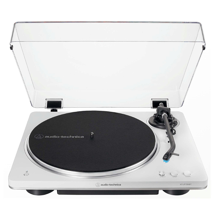 Проигрыватель винила Audio-Technica AT-LP70XBT WS White/Silver - рис.0