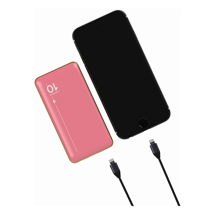 Портативный аккумулятор Lyambda LP304 Pink - рис.7