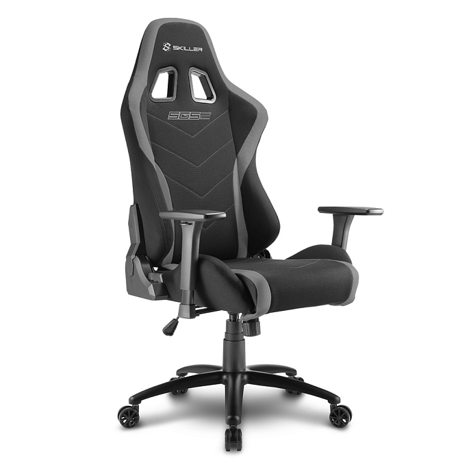 Компьютерное кресло Sharkoon Skiller SGS2 Grey Black - рис.2