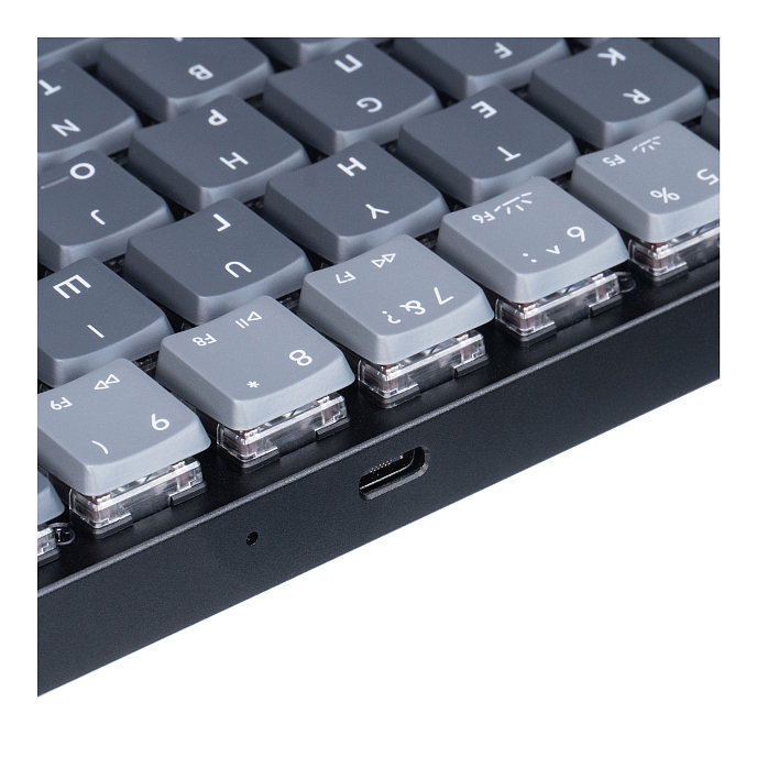 Клавиатура Keychron K7 RGB Blue Switch Grey - рис.6