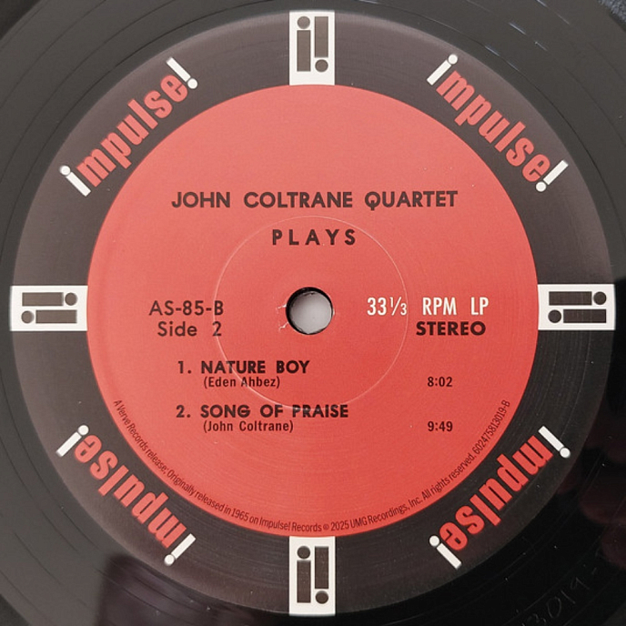 Виниловая пластинка The John Coltrane Quartet - The John Coltrane Quartet Plays LP - рис.7