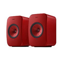 Полочная акустика KEF LSX II Lava Red + S1 Floor Stand