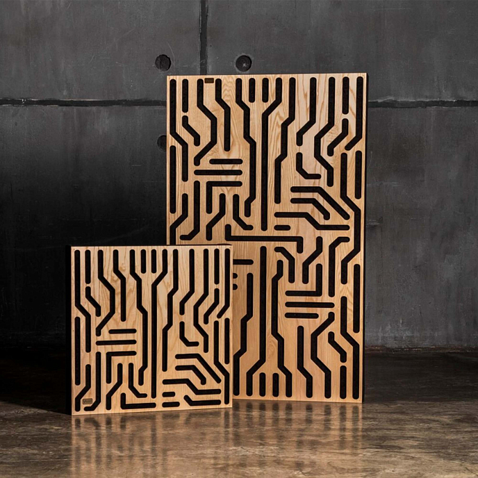 Акустическая панель Acoustic Shield AS Labyrinth Buk 103x63x10cm - рис.2