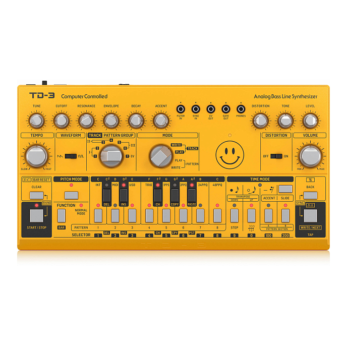 Синтезатор Behringer TD-3 Yellow - рис.0
