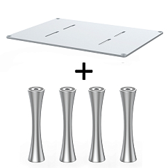 Стойка для Hi-Fi ddHiFi HS550 + SR85 x 4 Cool Gray/Silver