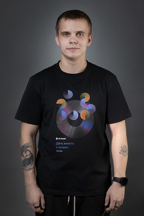 Футболка Dr.Head футболка День винила и музыки ver.1, M - рис.2