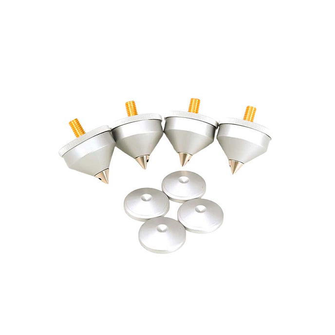 Шипы и диски Creaktiv Floor Cones set 4 Silver - рис.0