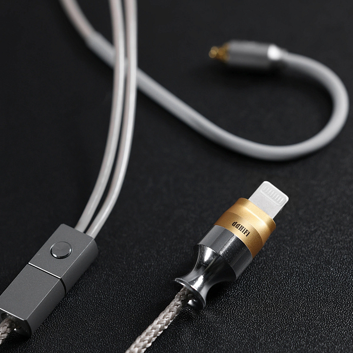 Кабель ddHiFi M110A MMCX - Lightning Silver - рис.8