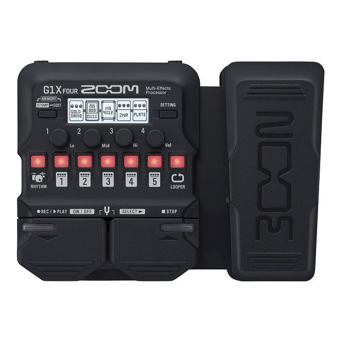 Процессор эффектов Zoom G1X Four Black - рис.0
