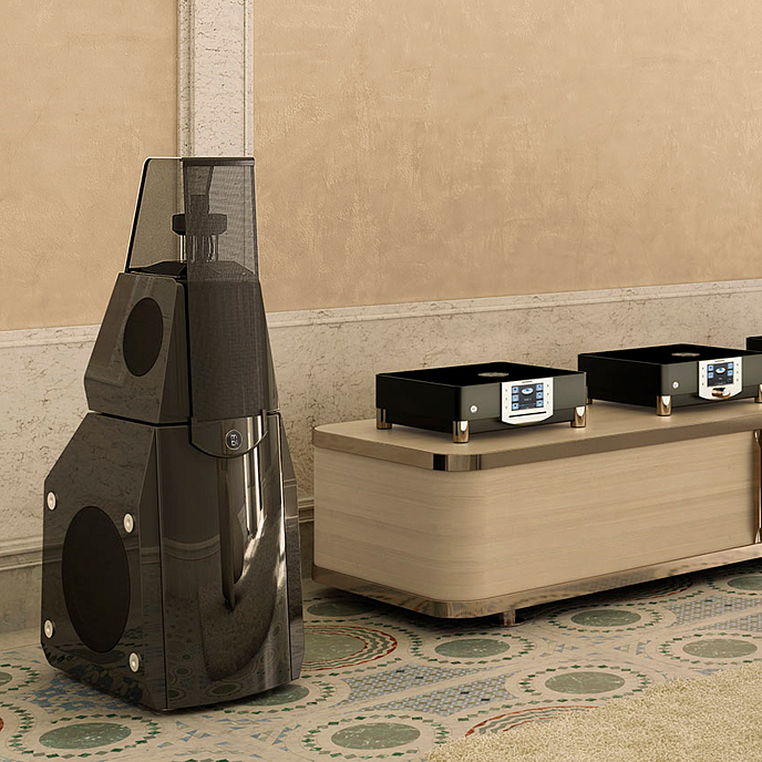 Напольная акустика MBL 111 F Piano White Chrome - рис.5