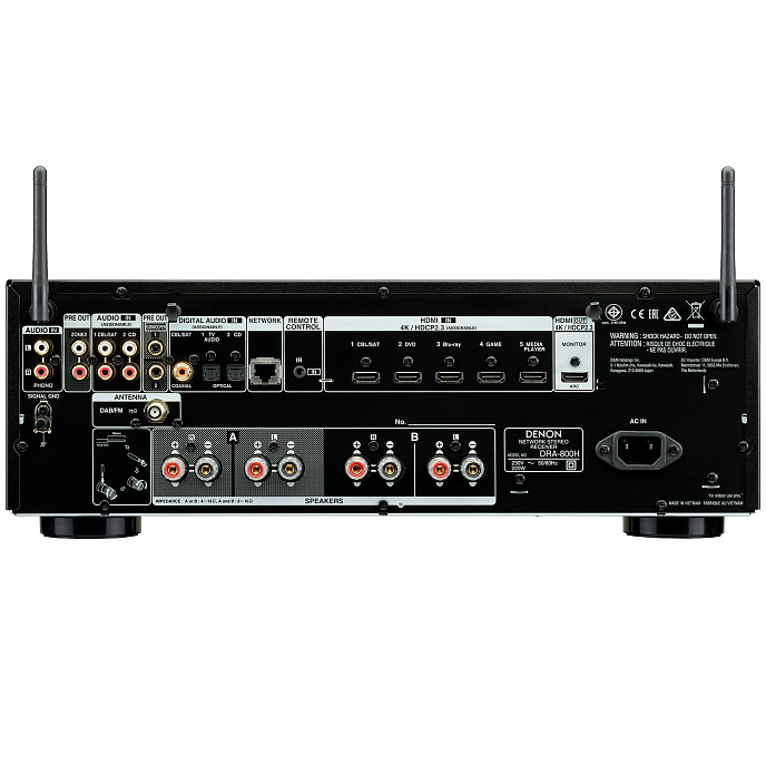 Ресивер Denon DRA800HBKE2 Black - рис.2