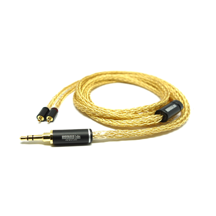 Кабель Nobunaga Labs Supreme Kagaribi Kiwami Gold MMCX - 3.5mm - рис.0