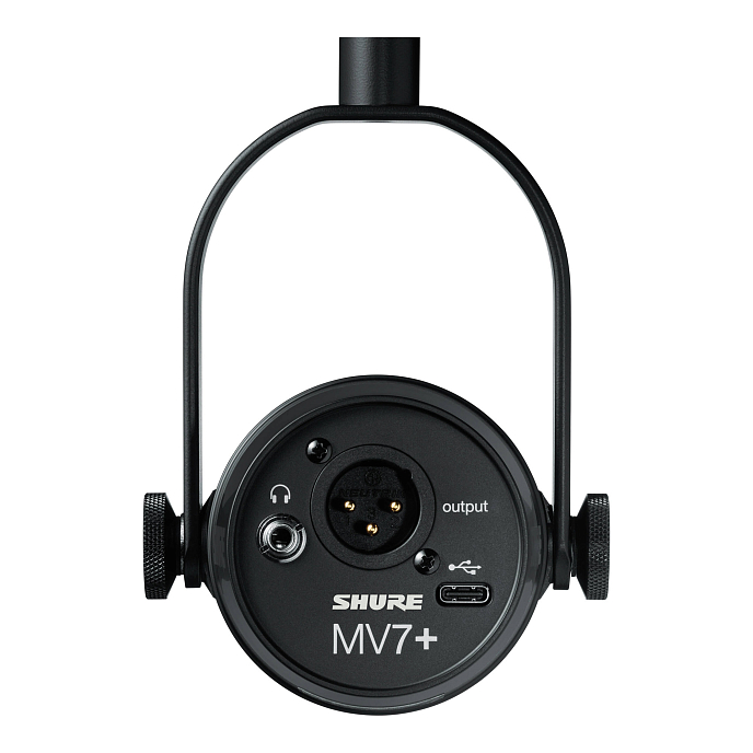 Микрофон для стриминга и игр Shure MV7+ K Black - рис.3