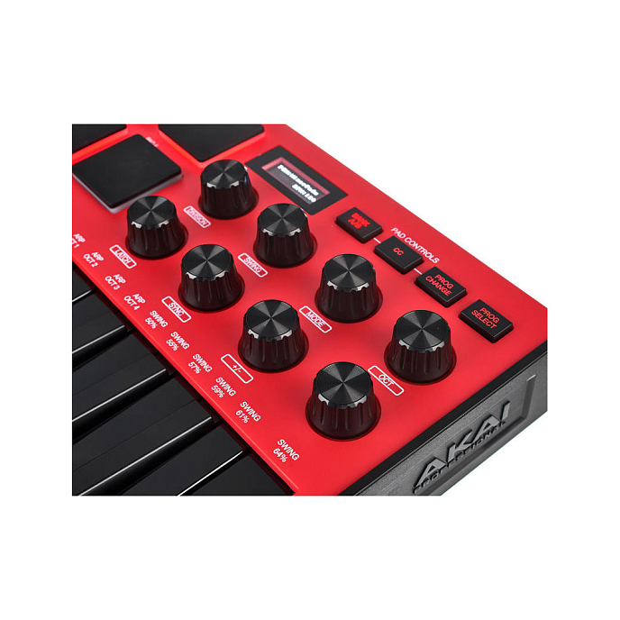 MIDI-клавиатура AKAI PRO MPK mini mk3 Red - рис.6