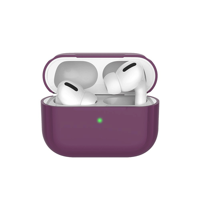 Чехол для Airpods Pro Deppa Case for AirPods Pro Burgundy - рис.0