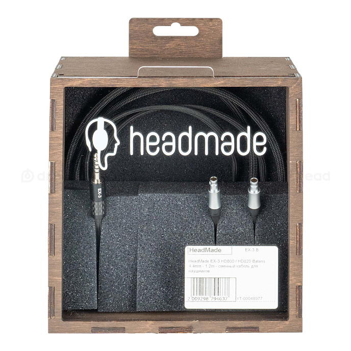 Кабель HeadMade Bennett - Sennheiser HD800, HD820 - 4.4mm, 1.2m - рис.1