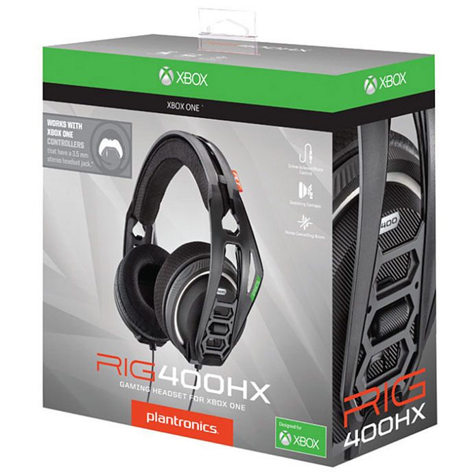 Игровая гарнитура Plantronics RIG 400HX Xbox Black - рис.2
