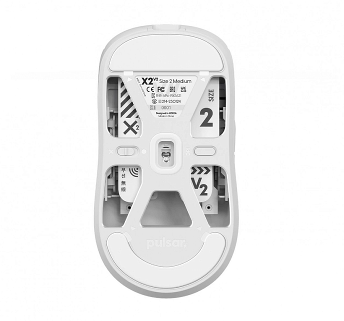 Мышь Pulsar X2 V2 Wireless white беспроводная игровая мышь_OpenBox - рис.1