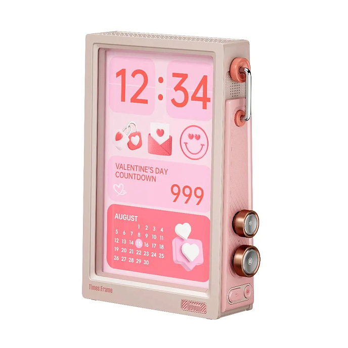 Портативная колонка Divoom Times Frame Pink - рис.0