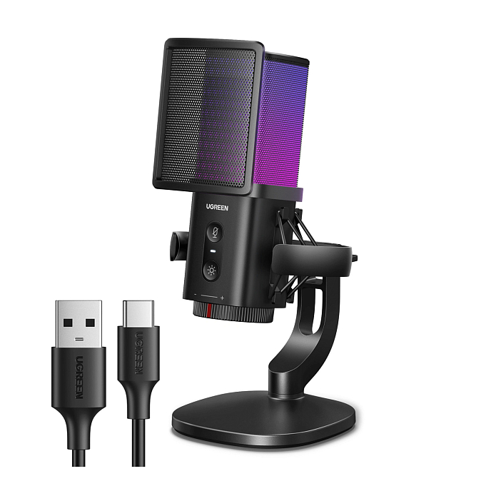 USB-микрофон Ugreen CM581 USB-C Black - рис.1