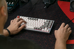 Клавиатура Keychron Q1 Gateron G Phantom Red Switch Silver Grey
