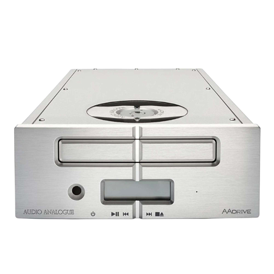 CD проигрыватель Audio Analogue AADrive Silver - рис.0