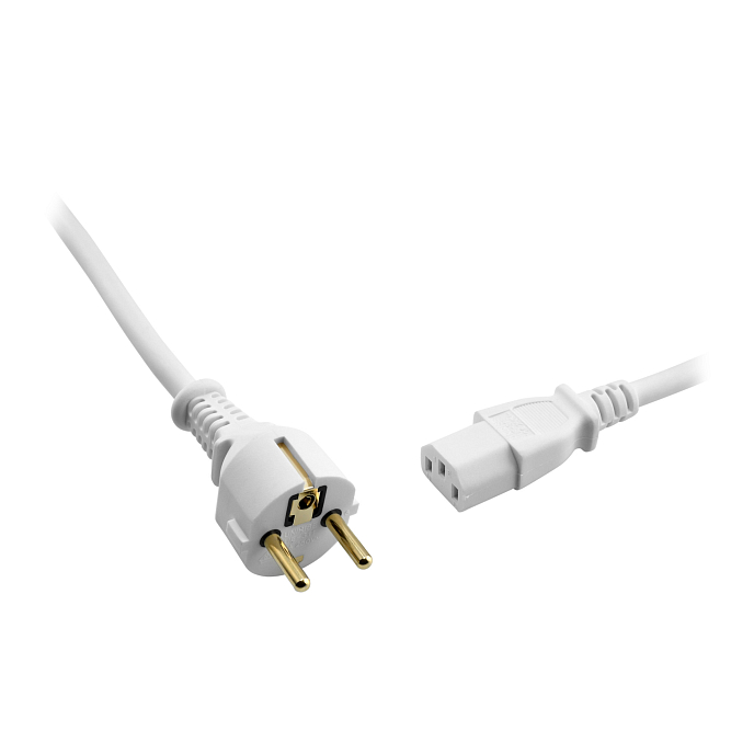 Кабель Oehlbach PERFORMANCE Powercord C13 White 1.5m - рис.1