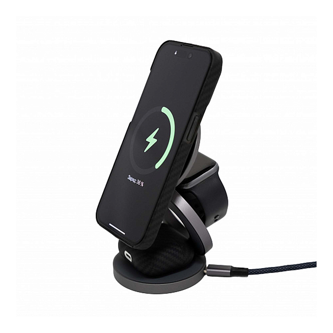 Беспроводная зарядка Magssory Disc Signature Edition For Apple Midnight - рис.6