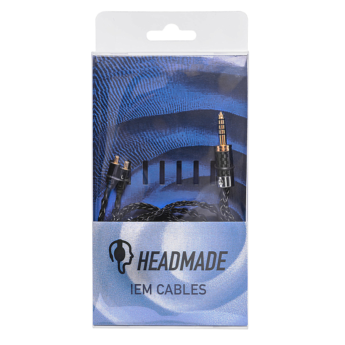 Кабель HeadMade IEM A2DC - 3.5mm Black 1.2m - рис.1