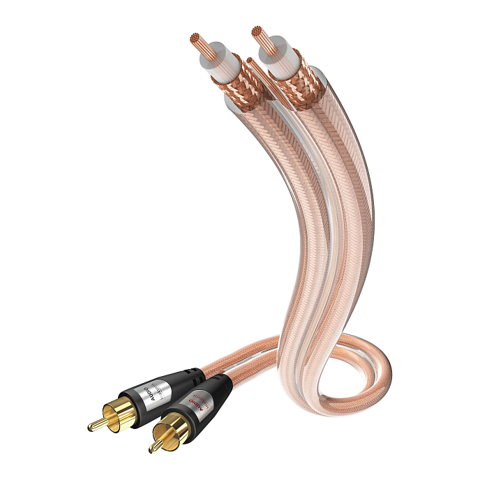 Кабель Inakustik Star Audio Cable 2RCA - 2RCA Transparent 5m - рис.0