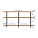 Стойка для Hi-Fi Solidsteel VL-3 Black/Walnut - рис.4