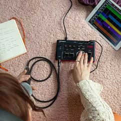 Процессор эффектов Roland Aira Compact E-4 Black Red