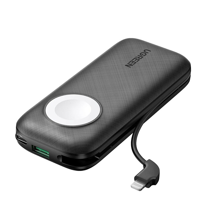 Портативный аккумулятор Ugreen PB111 10000mAh Black - рис.0