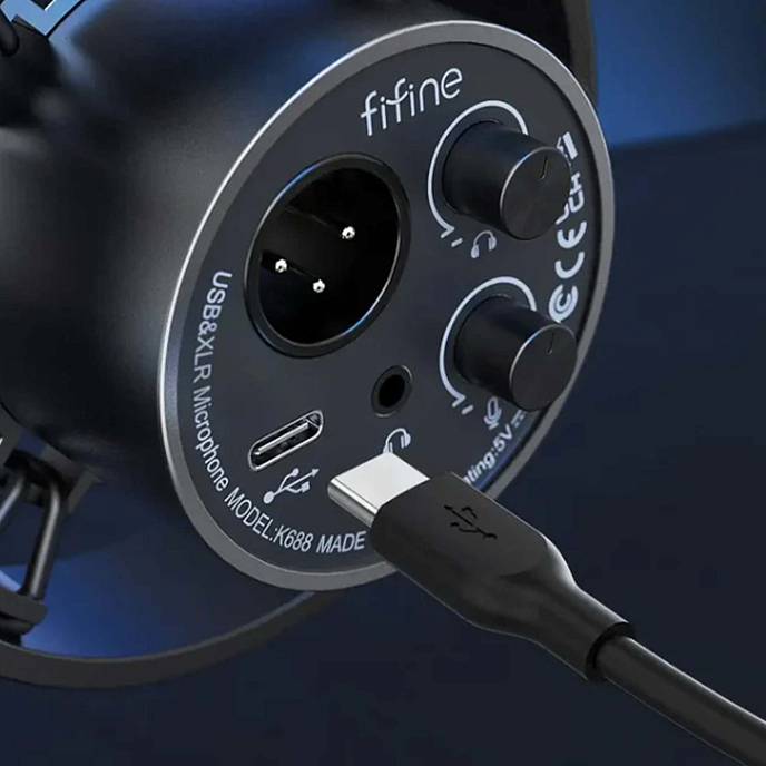 Микрофон для стриминга и игр Fifine K688 - рис.7