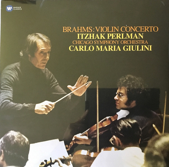 Пластинка Brahms; Itzhak Perlman; Chicago Symphony Orchestra; Carlo Maria Giulini - Brahms: Violin Concerto - рис.0
