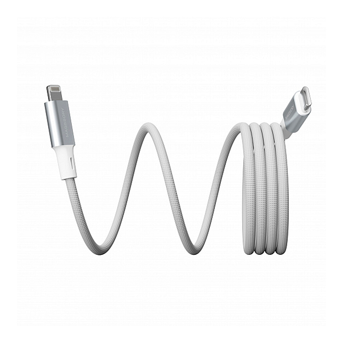 Кабель Magssory Link L 60W USB-C - Lightning White 1.2m - рис.1