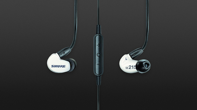 IEM наушники Shure SE215 Universal White - рис.7