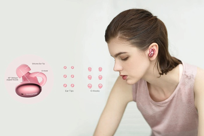 Беспроводные наушники 1MORE E1026BT-I Pink - рис.6