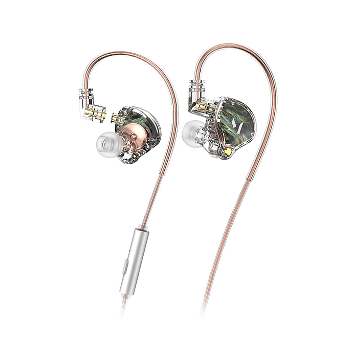 Наушники внутриканальные Music Public Kingdom IEM120M with mic transparent copper проводные внутриканальные наушники с динамическим драйвером (SN 52908479074877661365)_Уценка - рис.0