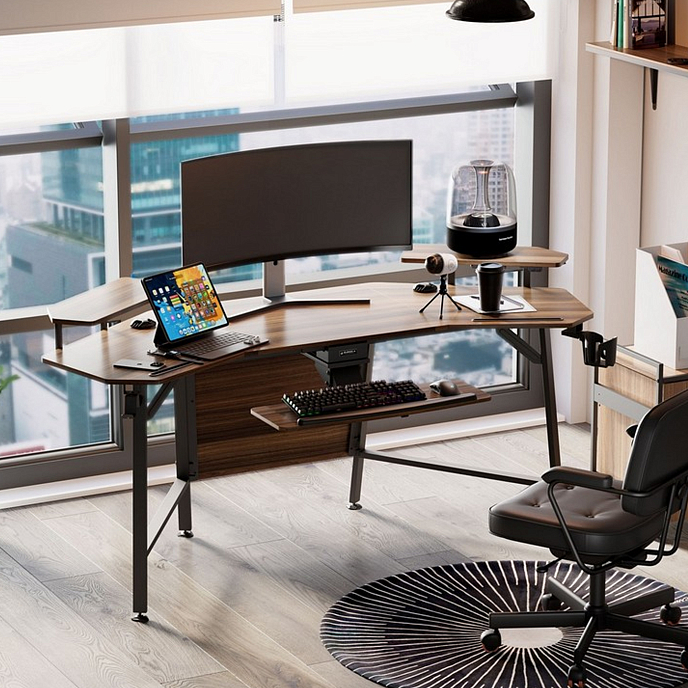 Стол EUREKA AED-E70WN Walnut - рис.1