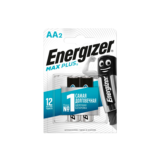Батарея Energizer MAX Plus AA BP2 - рис.0