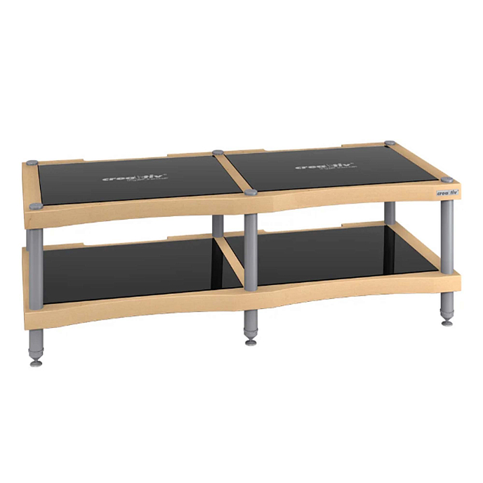 Стойка для Hi-Fi Creaktiv Big Reference Double 2-2 Black - рис.0
