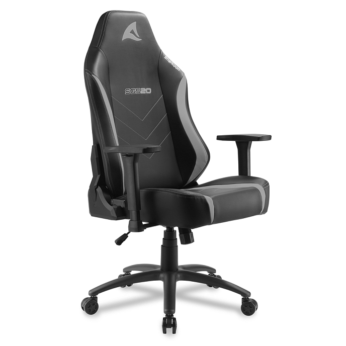 Компьютерное кресло Sharkoon Skiller SGS20 Grey Black - рис.2