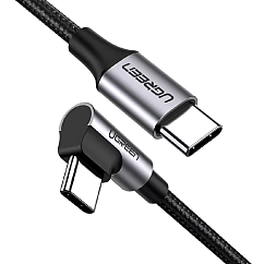 Кабель Ugreen US255 USB-C - USB-C Black/Grey 3m